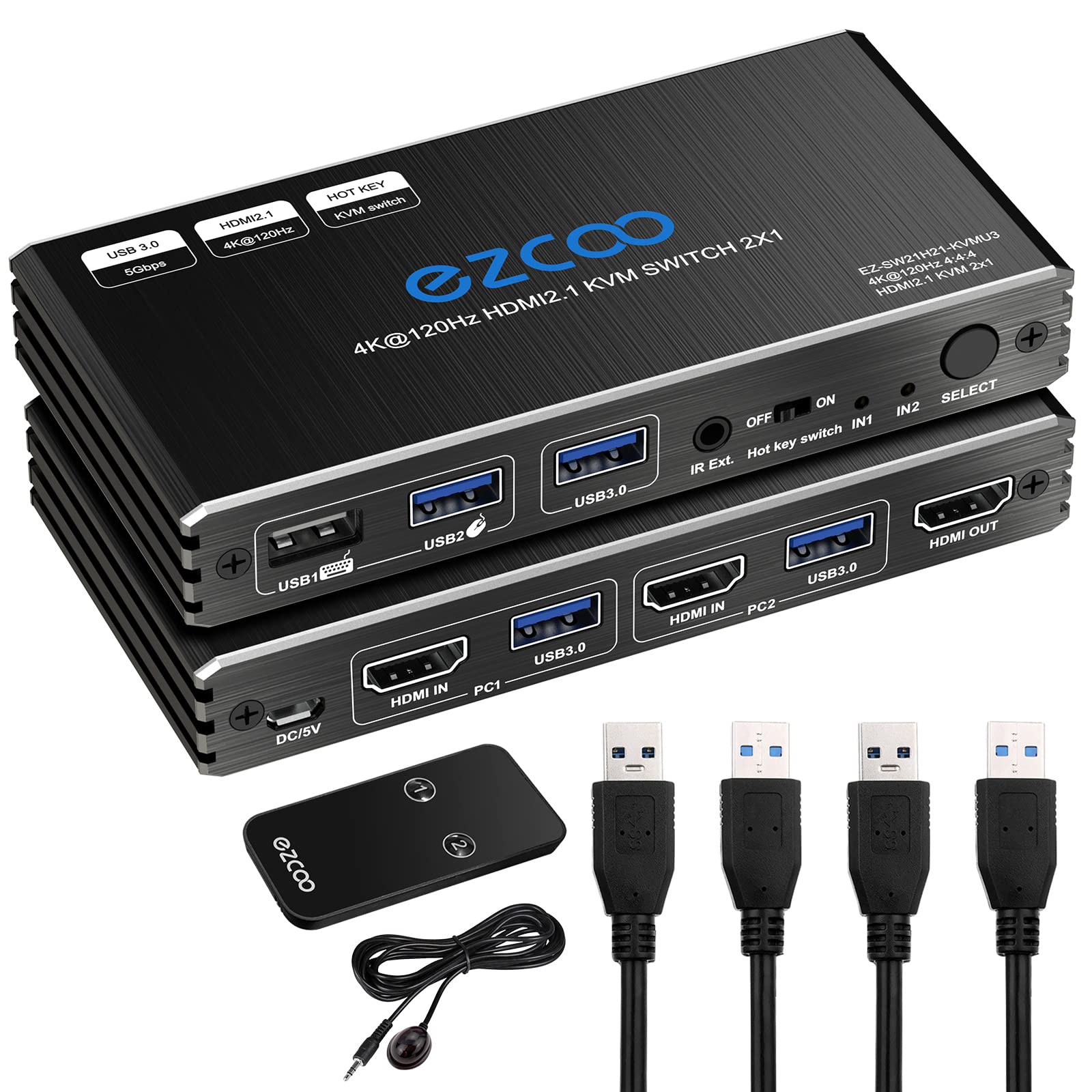 60Hz 4K 2-port USB KVM HDMIスイッチボックス Amazon.com: 4K KVM Switch HDMI 2 Port Box, USB HDMI KVM Switches